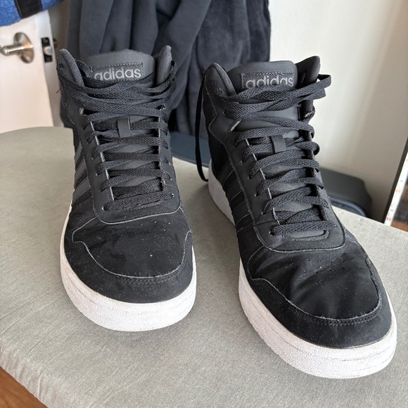 Adidas high top sneakers - black - size 13 - Picture 1 of 5